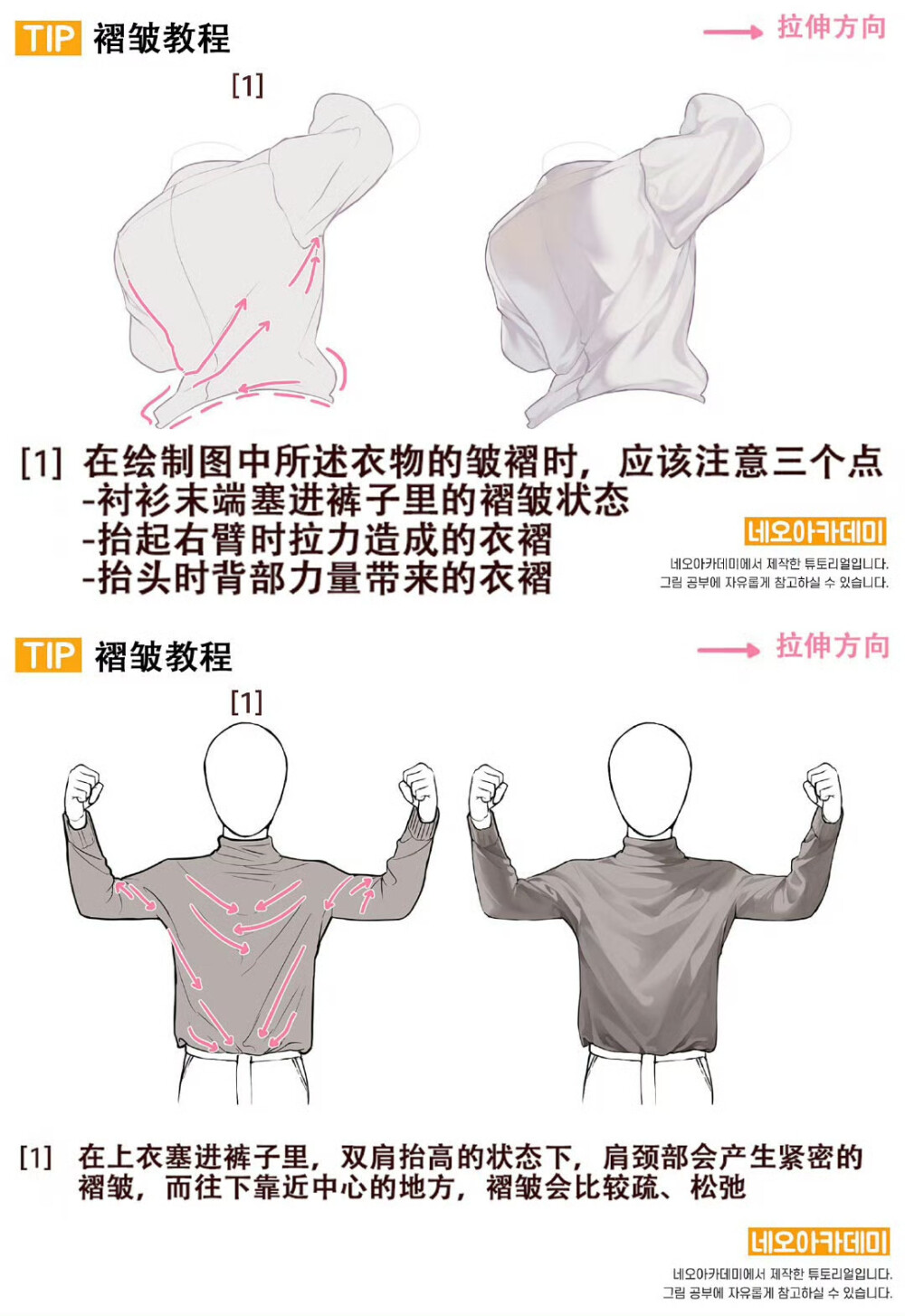 布纹褶皱特征
绘画参考
neo_aca ​​​