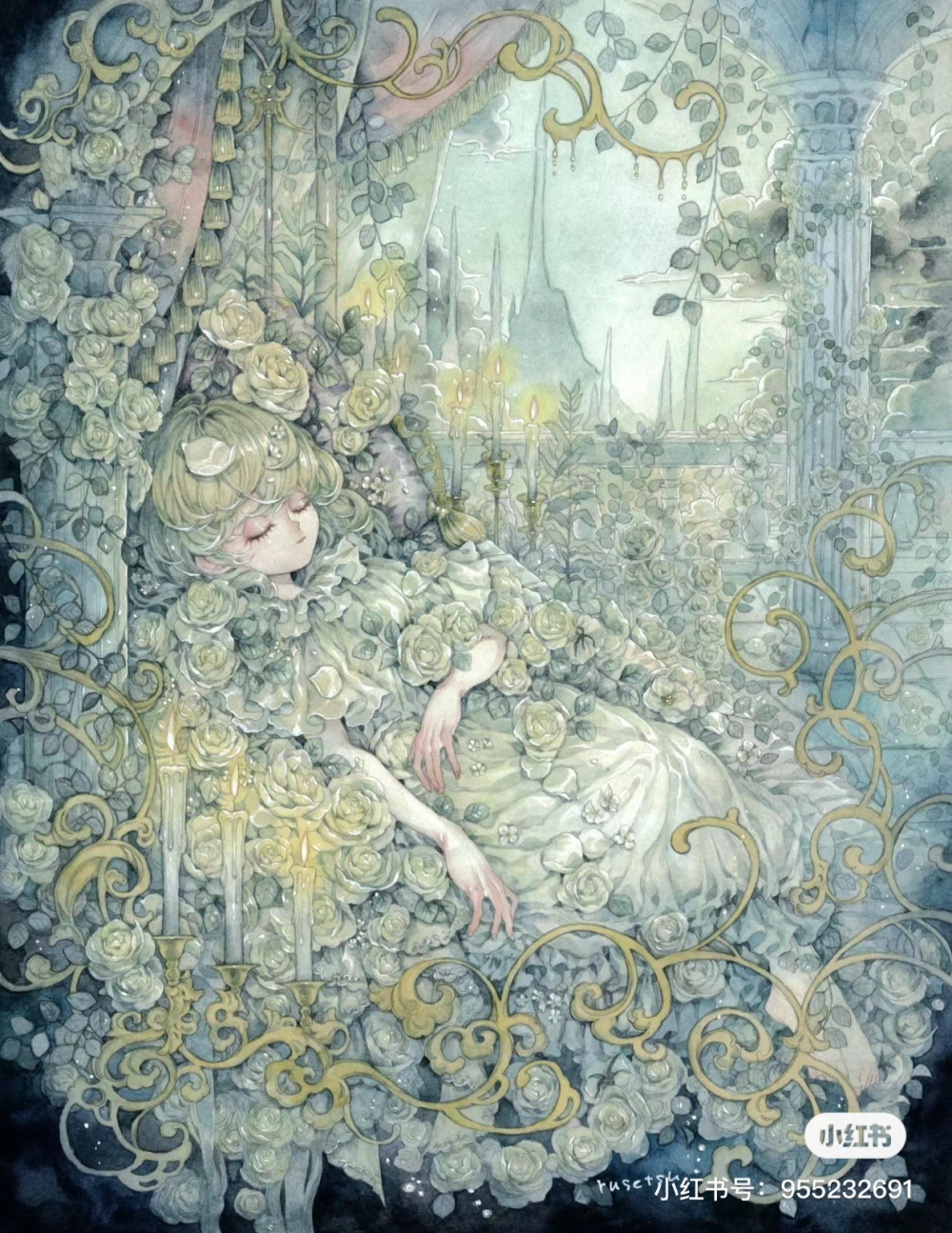 华丽风少女心图片