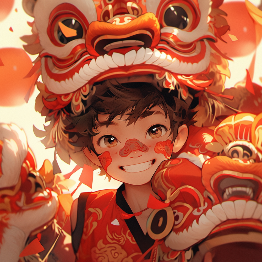 本人原创ai
国潮醒狮男头