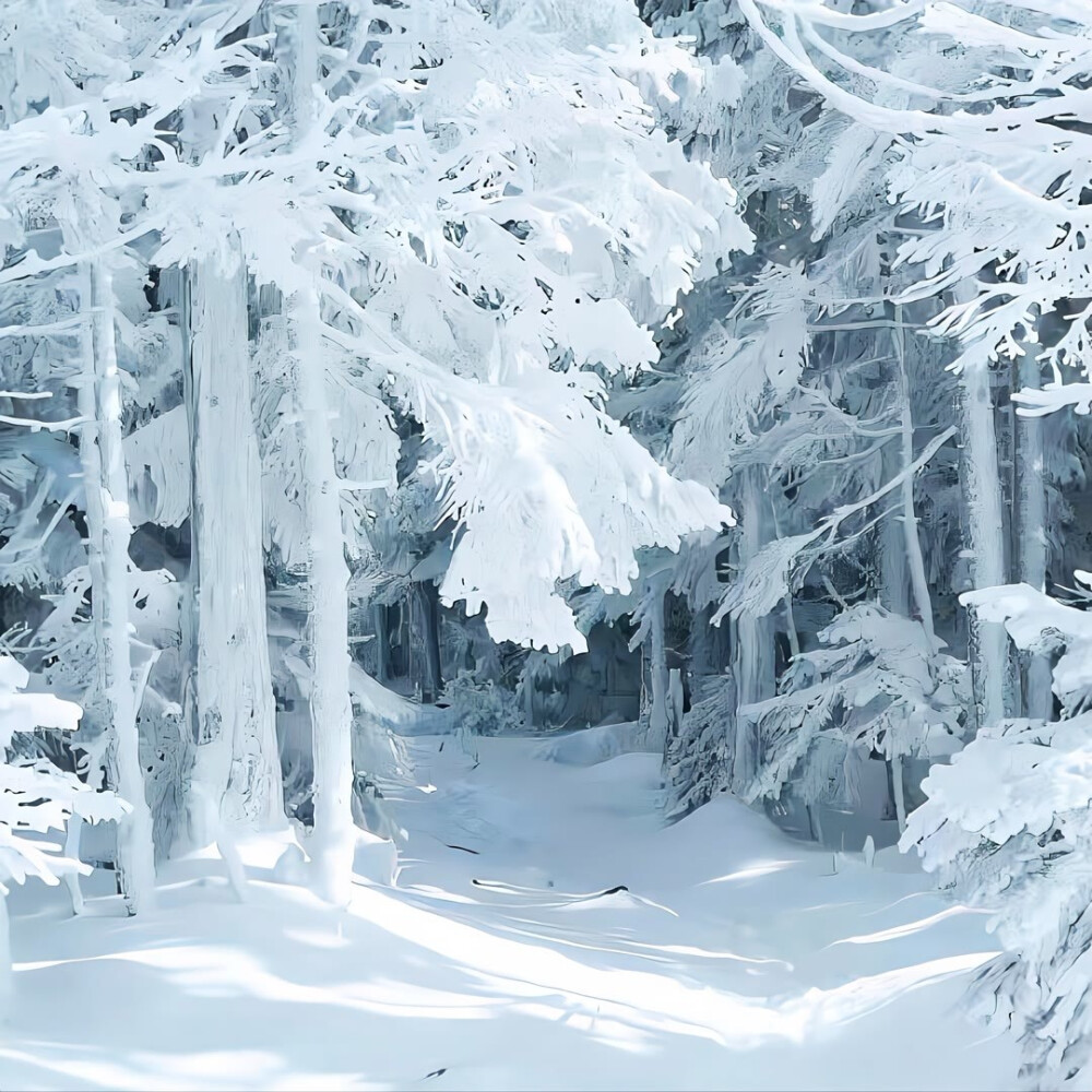 下雪啦WeChat朋友圈冬日背景图