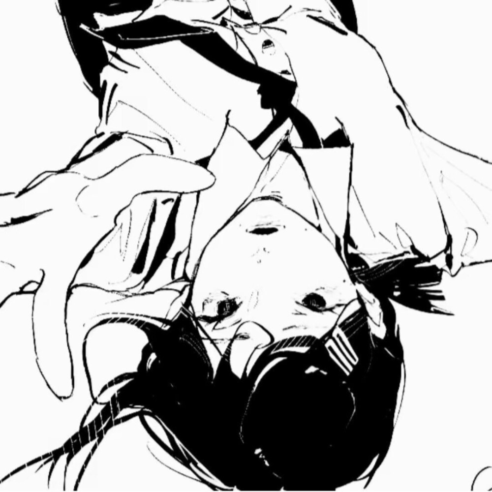 黑白漫头 小女孩