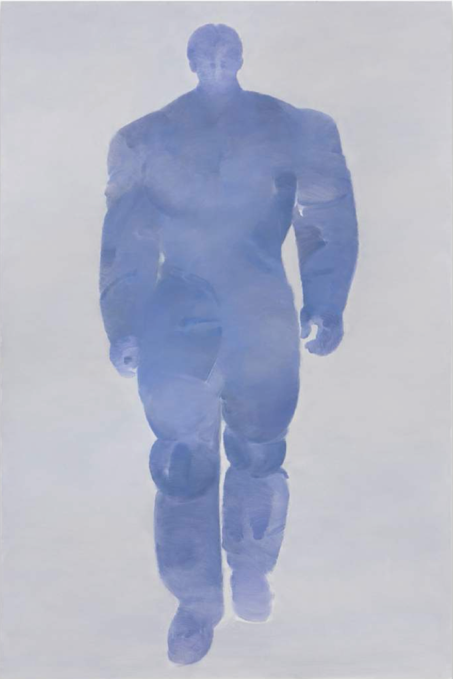 商亮《好猎手 No.18》，布面油画，256×170cm，2022年，图片：艺术家及没顶画廊