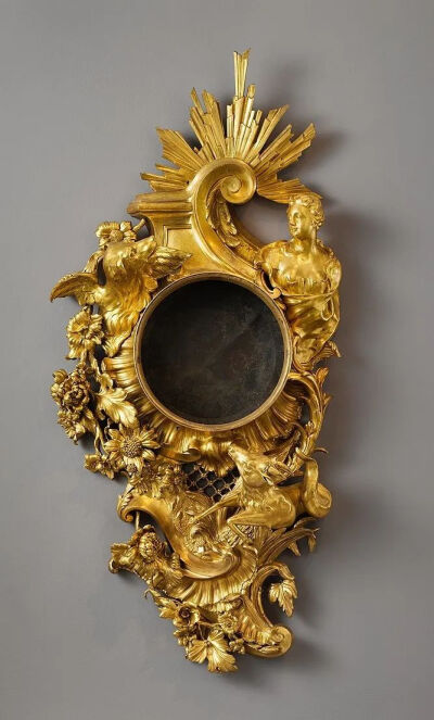 镀金青铜摆件，雅克·卡菲利，1752，克利夫兰艺术博物馆
