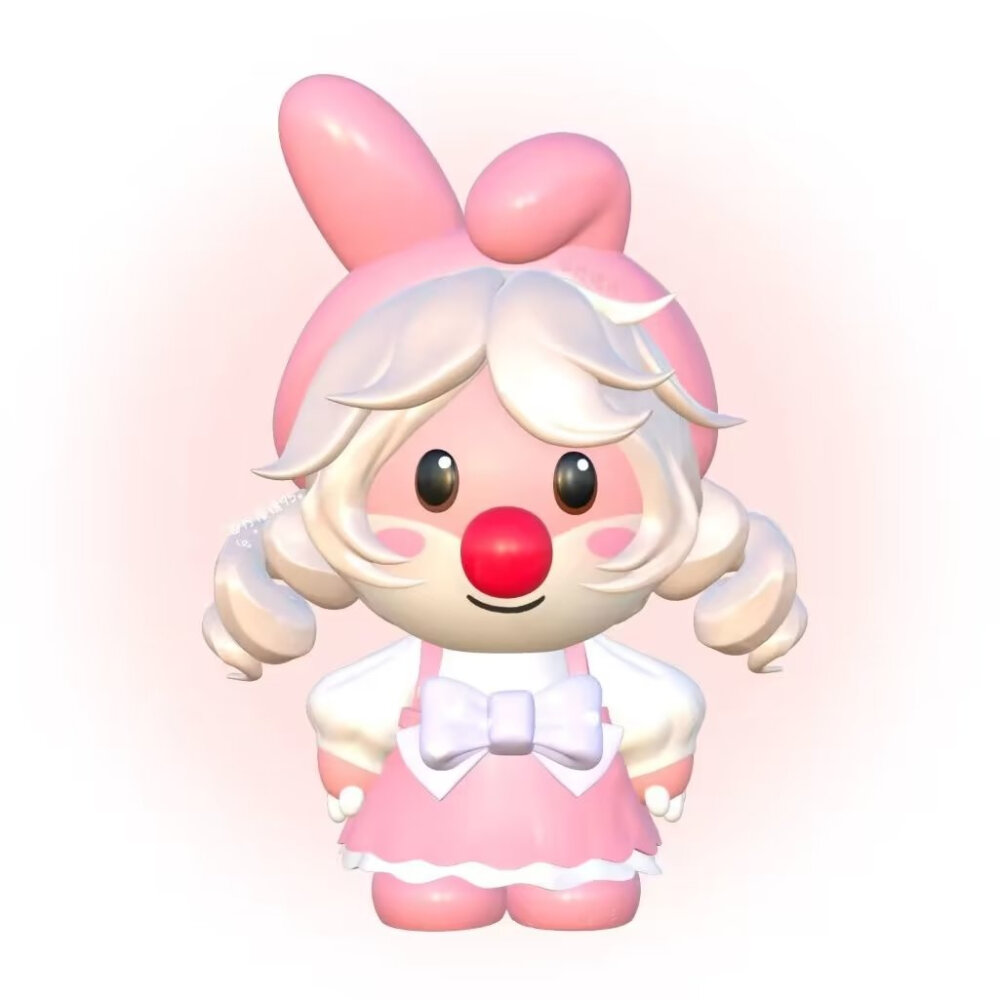 3d建模头像（摩尔庄园）