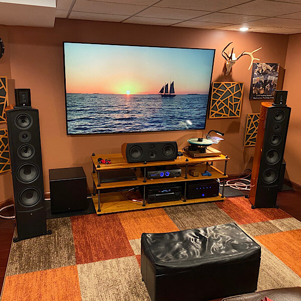 Awesome Verus / Bravus system with Super Tweeters! Thanks Kevin!