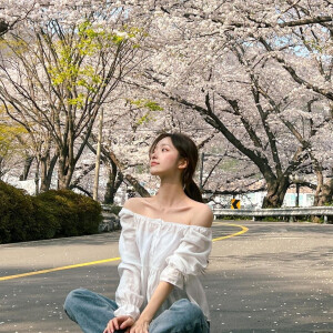 ins自截女生头像