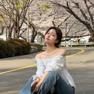 ins自截女生头像