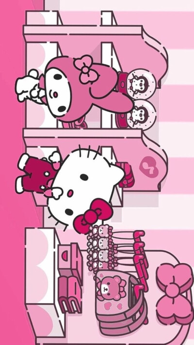 HelloKitty 三丽鸥 美乐蒂 超级马里奥 手机壁纸