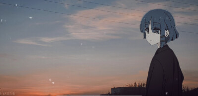 后朋克 二次元 音乐专辑 封面 虚幻的美好 真实的苦痛 搬运 侵删