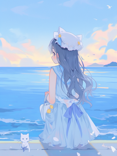 海边少女