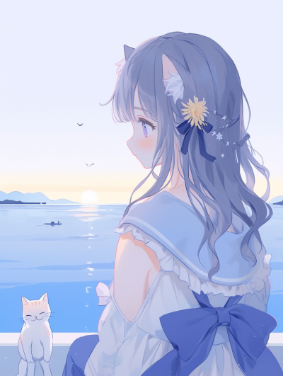 海边少女