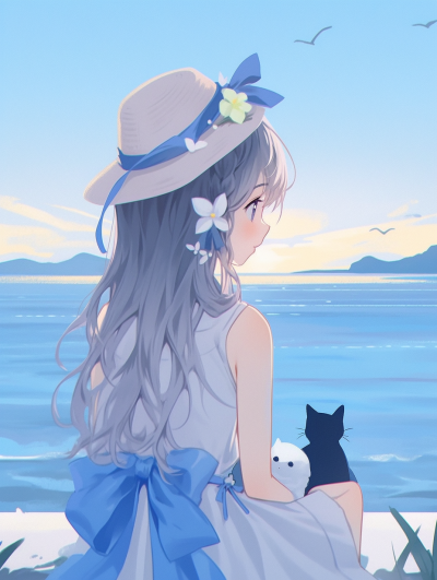 海边少女