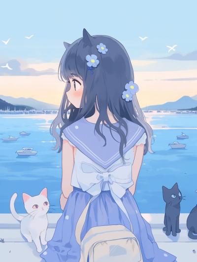 海边少女