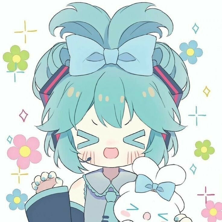 miku，初音未来，可爱头像