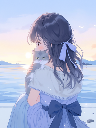 海边少女