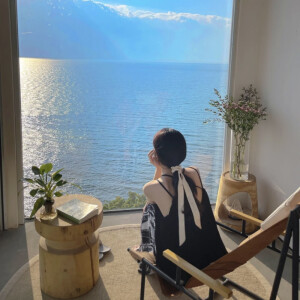 女生背影背景头像,套图另外收集!