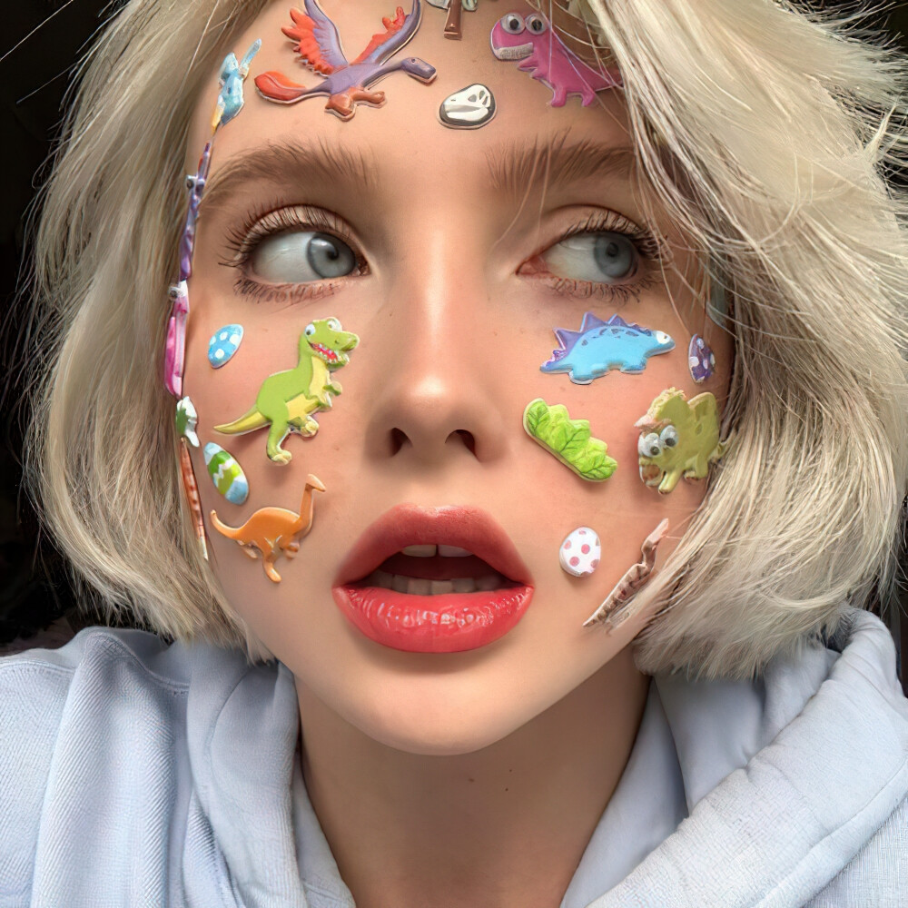 欧洲风欧美女孩聊天头像