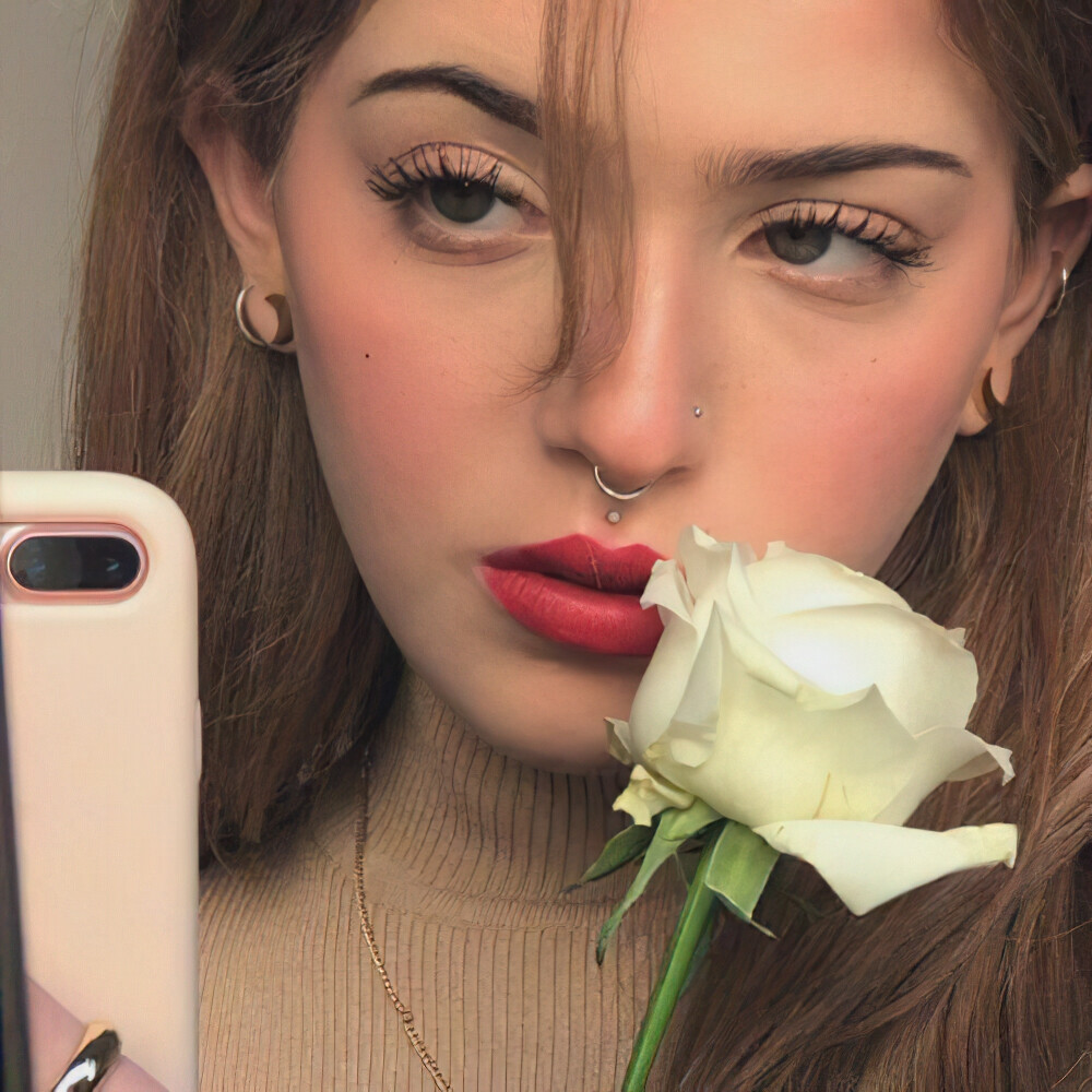 欧洲风欧美女孩聊天头像