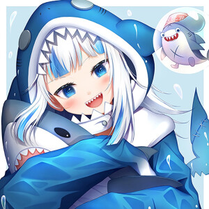 鲨鱼动漫女生头像