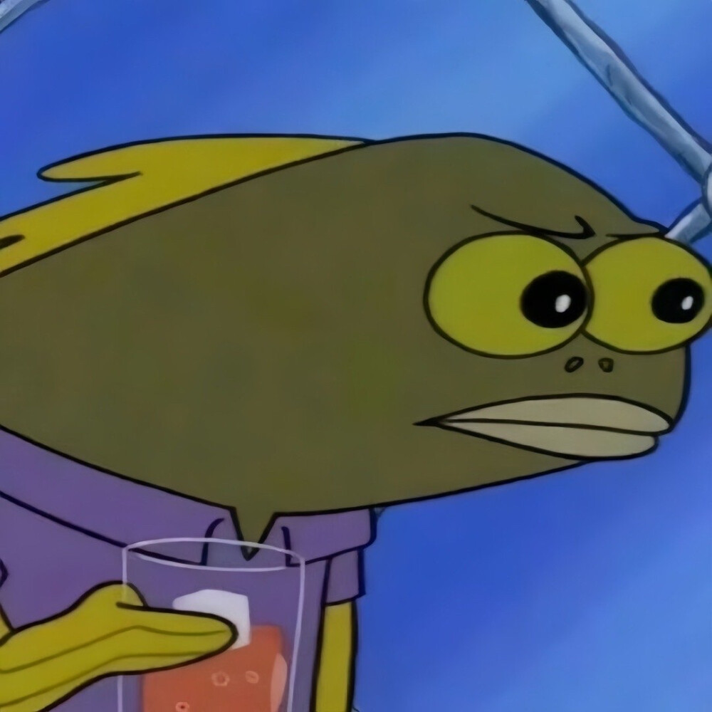 一看就不想沟通的丑鱼头像