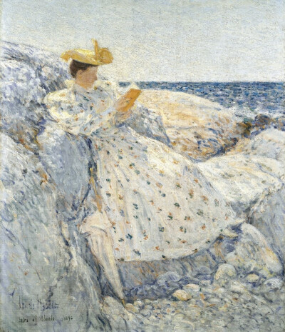 美国印象派艺术家柴尔德.哈萨姆（Frederick Childe Hassam，1859—1935）笔下19世纪末20世纪初的女性肖像，画家以明亮轻快的笔触，将人带回到那个明媚而美好的时代。 ​​​