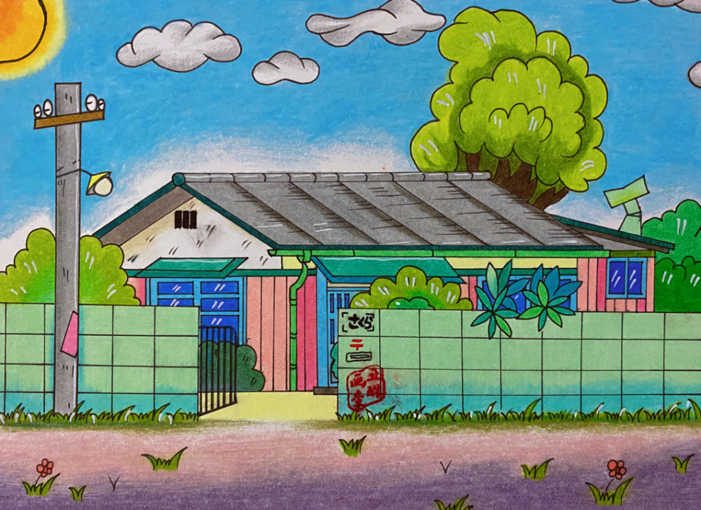 樱桃小丸子的家手绘视频在快手抖音b站小红书等画查亚琳儿