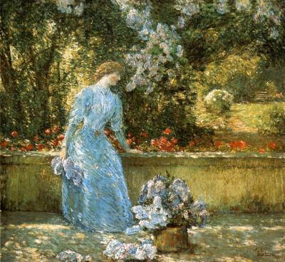 艺术家Childe Hassam ​​​.