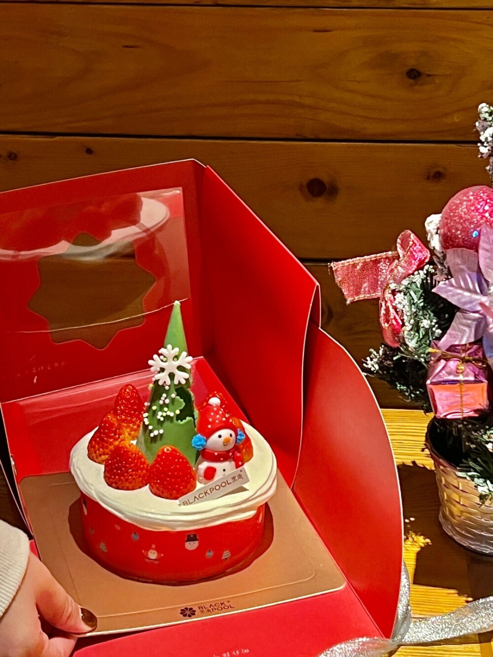 圣诞雪人慕斯蛋糕