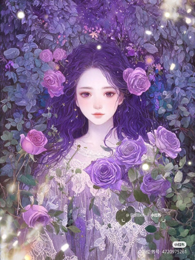 紫色森林