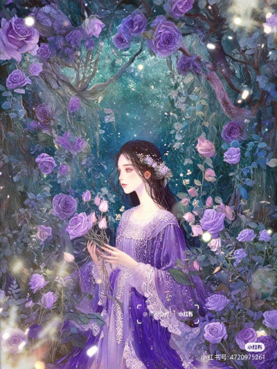 紫色森林