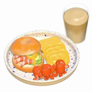 奶树暖羊：3D建模头像