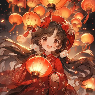 新年女生头像