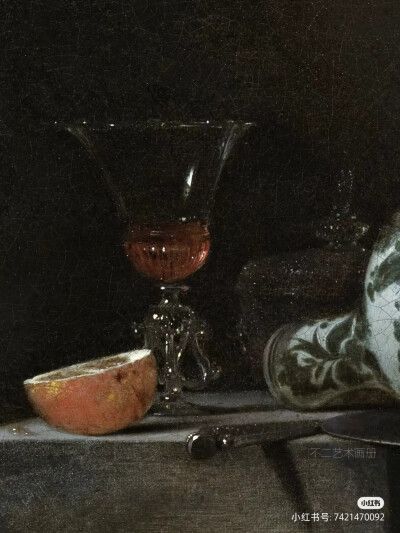 威廉·卡尔夫Willem·Kalf（1619—1693），荷兰静物画家。17世纪50至60年代，荷兰的黄金时代迎来顶峰，卡尔夫、亚伯拉罕·凡·贝叶林等画家创作了被称为“炫耀画”的静物画，这类画作少了一份说教意味，多了一份对美感和…