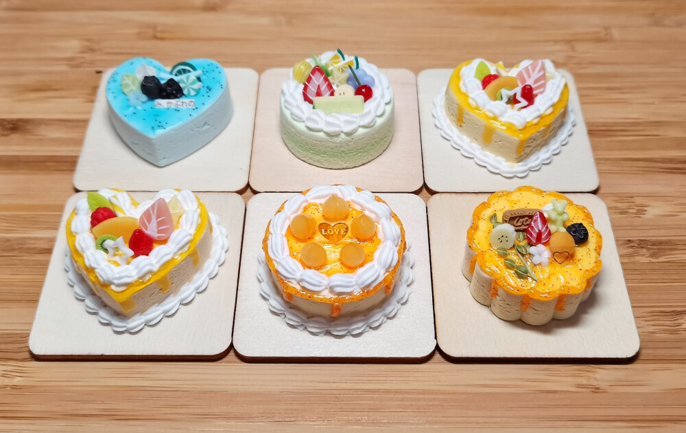 粘土食玩小蛋糕
