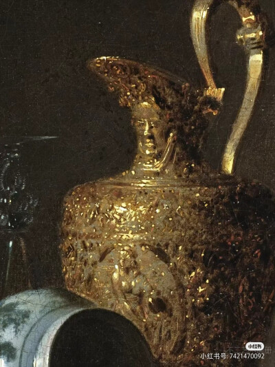 威廉·卡尔夫Willem·Kalf（1619—1693），荷兰静物画家。17世纪50至60年代，荷兰的黄金时代迎来顶峰，卡尔夫、亚伯拉罕·凡·贝叶林等画家创作了被称为“炫耀画”的静物画，这类画作少了一份说教意味，多了一份对美感和…