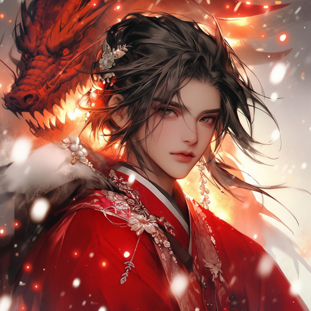 2024跨年古风情侣头像