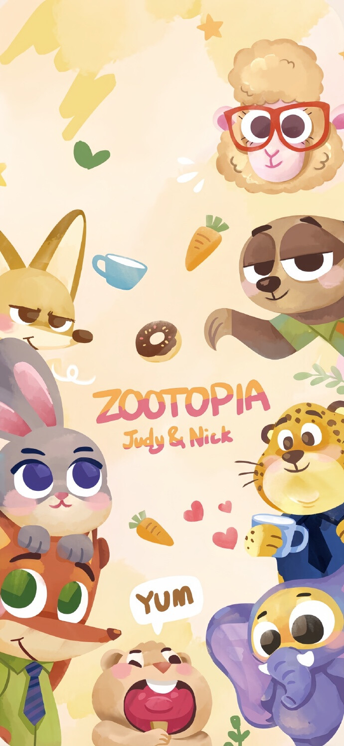 iphone壁纸卡通迪士尼疯狂动物城一颗酸苹果的壁纸库