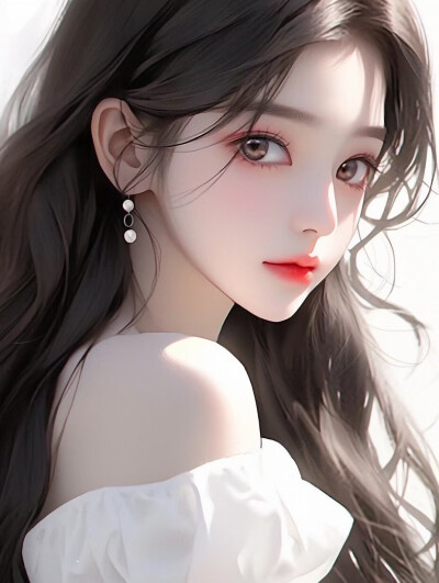 美人如花，情愫缱绻，与君相依相伴不离不弃。