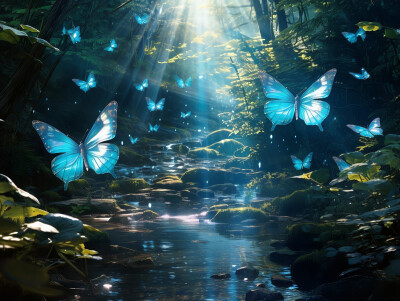 WeChat蝴蝶背景图