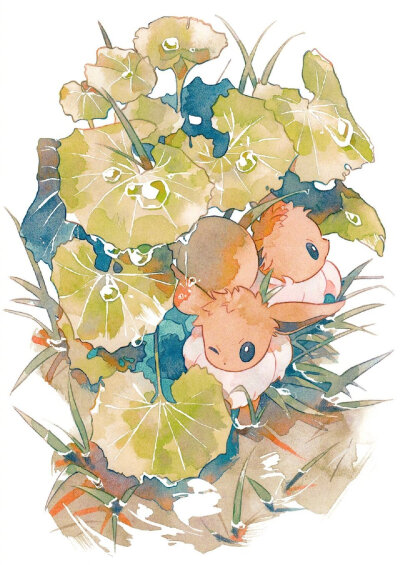 水彩风的宝可梦~这风格太治愈啦(*´∀`*)
#精灵宝可梦# Twi:ohr_cn ​​​