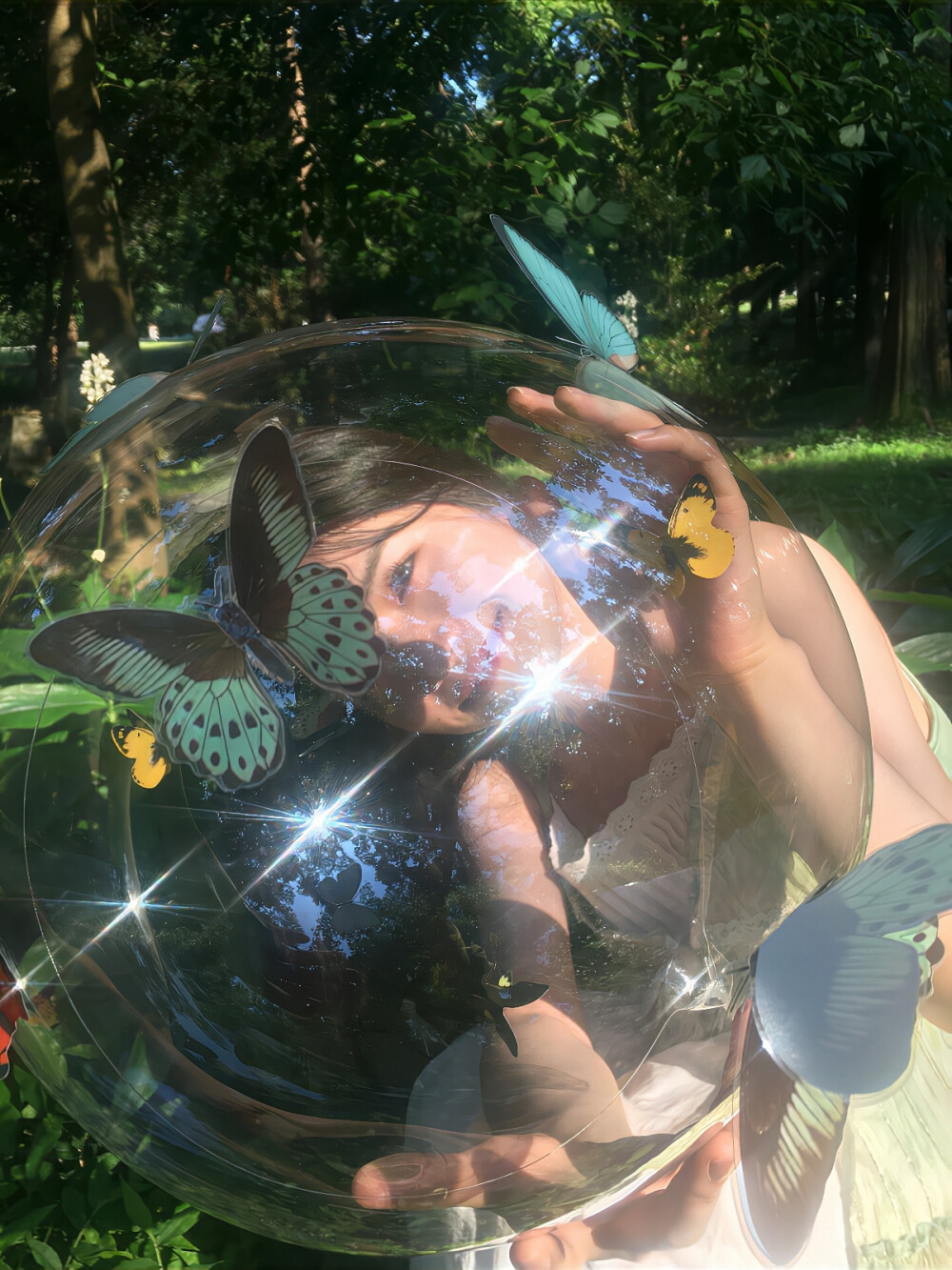 WeChat蝴蝶背景图