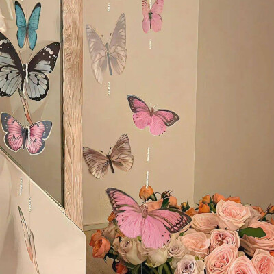 WeChat蝴蝶背景图