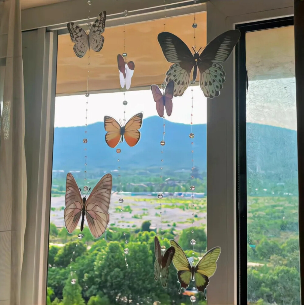 WeChat蝴蝶背景图