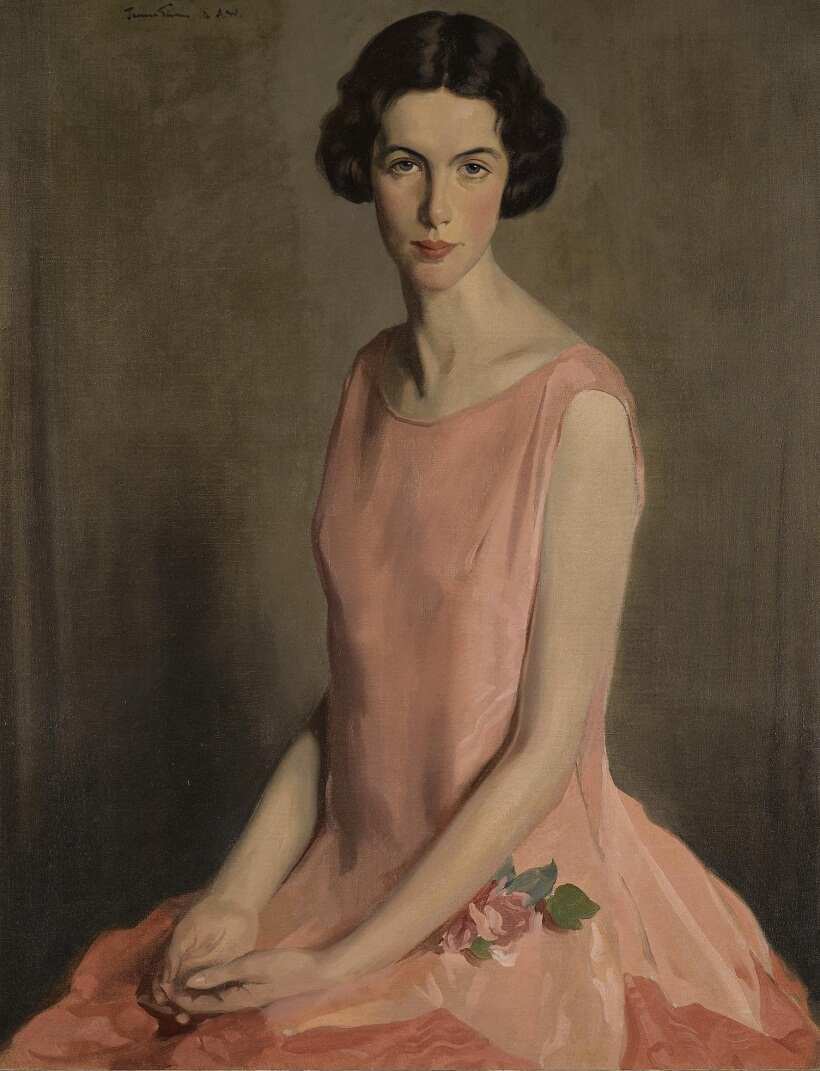 英国艺术家 赫伯特·詹姆斯·冈恩爵士 （Herbert James Gunn R.A.，1893-1964年）绘画作品欣赏。