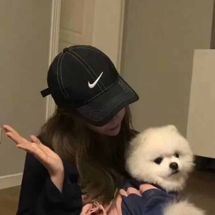 小姐姐抱萌宠猫猫狗狗头像♥