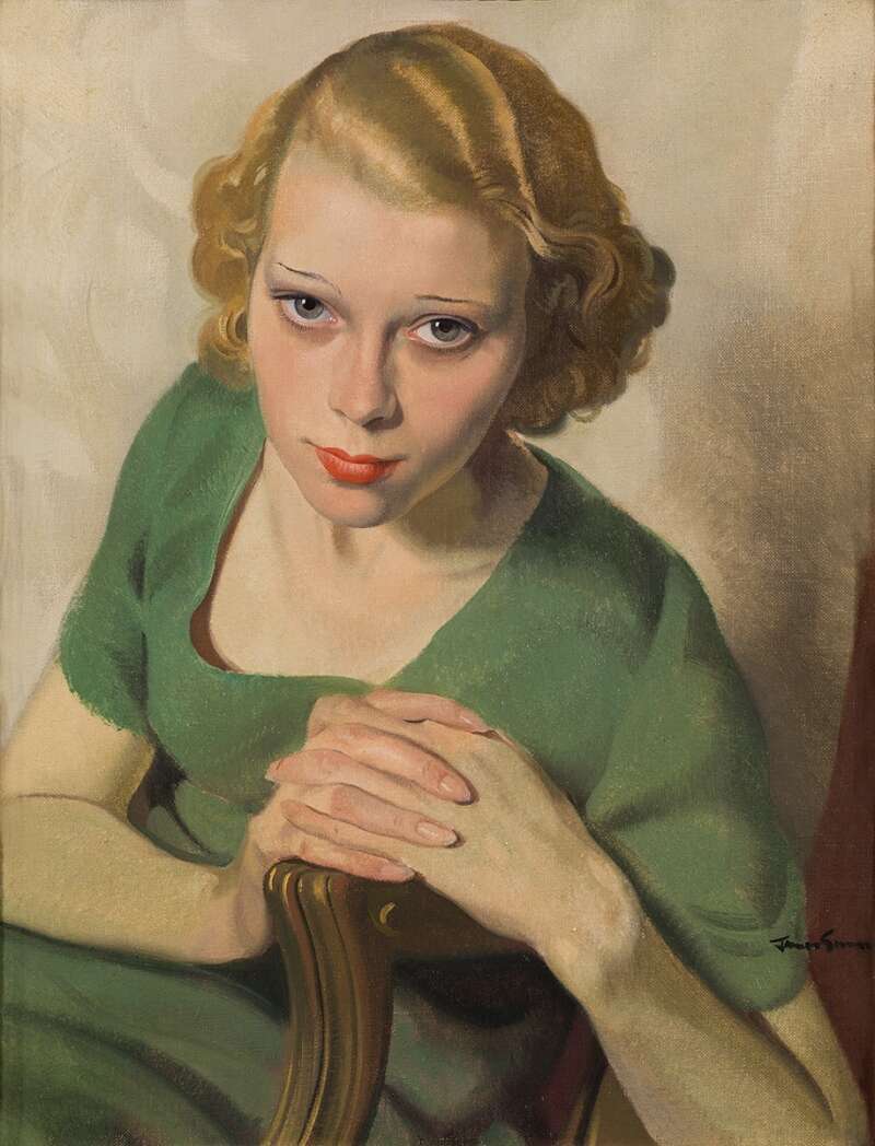 英国艺术家 赫伯特·詹姆斯·冈恩爵士 （Herbert James Gunn R.A.，1893-1964年）绘画作品欣赏。