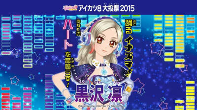 偶像活动2015年aikatsu8选举横版