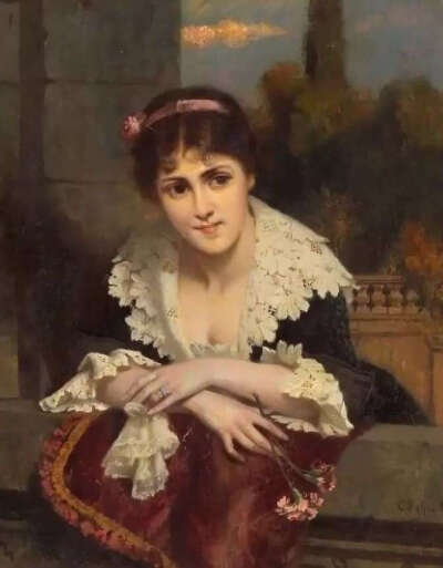 德国艺术家Karl Ferdinand Sohn（1848-1908）绘画作品欣赏。