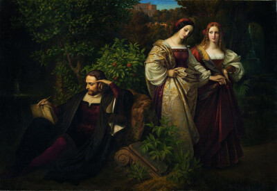 德国艺术家Karl Ferdinand Sohn（1848-1908）绘画作品欣赏。