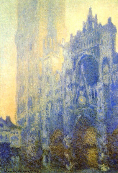 莫奈《卢昂大教堂》系列